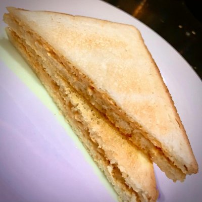 Тосты с Арахисовой пастой и Кленовым сиропом