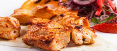 Шашлык из куриного филе бедра