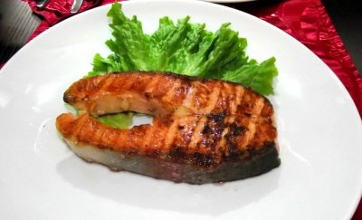 Форель стейк гриль