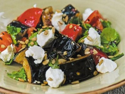 Салат с баклажанами