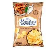 Чипсы Московский картофель Лисички в сливочном соусе