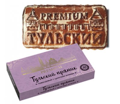 Тульский пряник Premium большой лавандовый с цукатами инжира