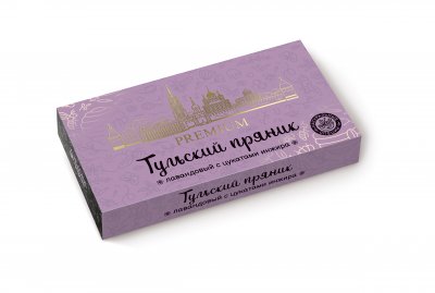 Тульский пряник PREMIUM «Лавандовый с вяленым инжиром»