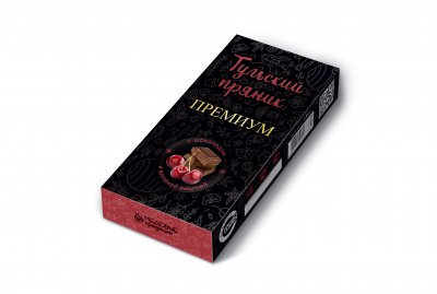 Тульский пряник PREMIUM «С шоколадом и вяленой вишней»