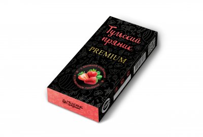 Тульский пряник PREMIUM «С вяленой клубникой и сливочным ликером»