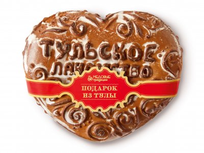 Тульский пряник "Тульское лакомство", сердечко