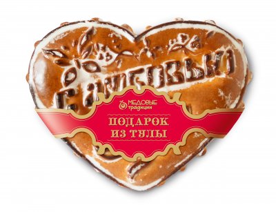 Тульский пряник "Сердечко с любовью"