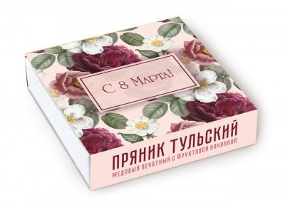 Тульский пряник «8 марта» в коробке