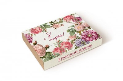 Тульский пряник «8 марта» в коробке