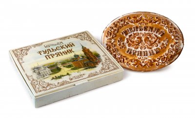 Тульский пряник «Птички» в винтажной коробке