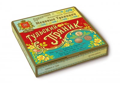 Тульский пряник в коробке "Винтаж"