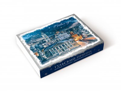 Тульский пряник в коробке «Зимняя Тула»