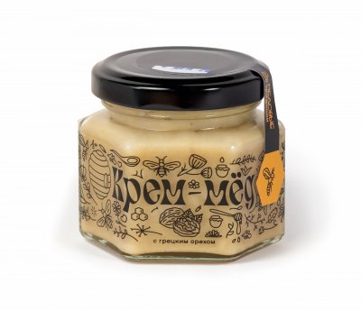 Крем-мёд с грецким орехом