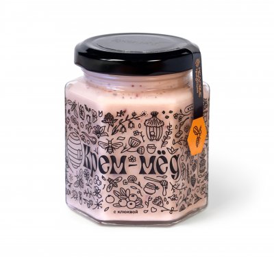 Крем-мёд с клюквой