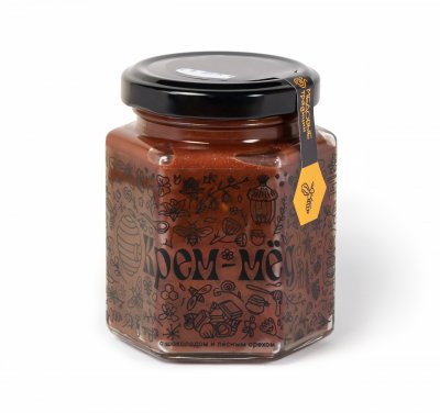 Крем-мёд с шоколадом и лесным орехом