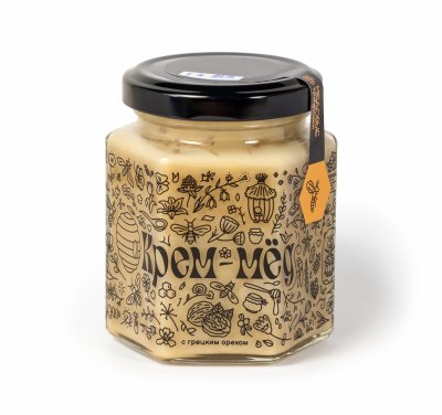 Крем-мёд с грецким орехом