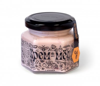 Крем-мёд с клюквой