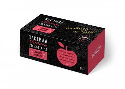 Пастила яблочная PREMIUM с малиной и кокосом