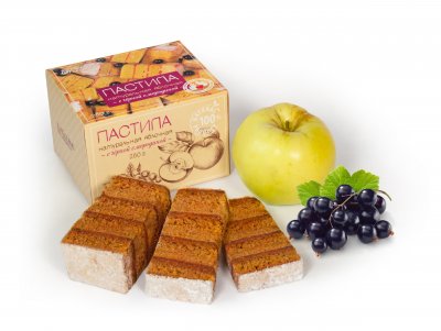 Пастила с черной смородиной