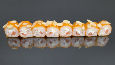 Эби сяке и миндаль