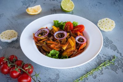 Жареха с курицей из Прайм