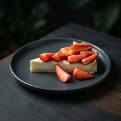 Пирог с клубникой из Сыр да Лава
