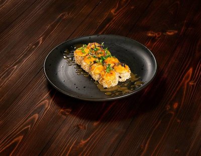 Ролл с цыплёнком и ананасом из Ocean Food