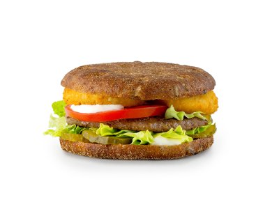 Ржаной бургер из Hesburger