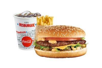 Большой комбо с Горячей Головой из Hesburger