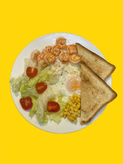 Морской завтрак(Креветка) из Мука и Мёд