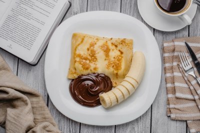 Блин с бананом и шоколадом из Кафе-кондитерская Елены Громовой