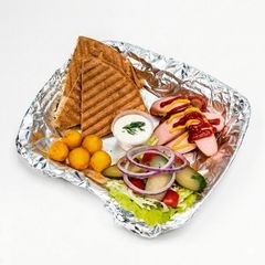 Тарелка Донер с сосиской из SilkFrys