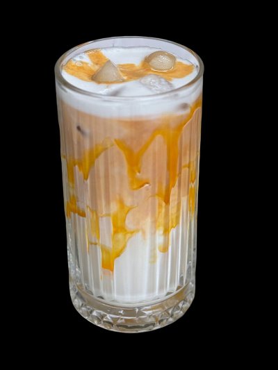 Ice-латте Персиковый личи из Lavina Coffee