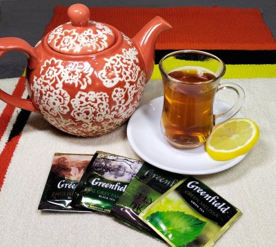 Чай (черный, зеленый)