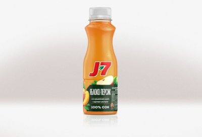 J7 Сок яблочно-персиковый с мякотью