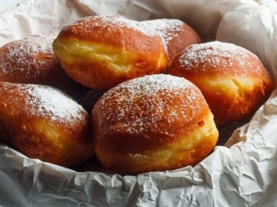 Пончик по-тбилисски лимонный