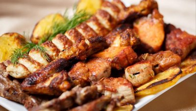 Шашлык ассорти из птицы