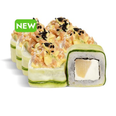 Ролл тартар из лосося