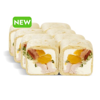 Ролл в тортилье с курицей и манго