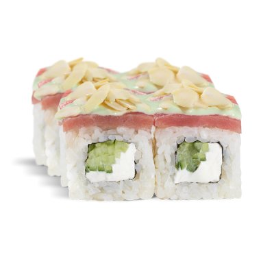 Ролл с тунцом и миндалём