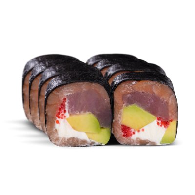 Сашими ролл с лососем и тунцом