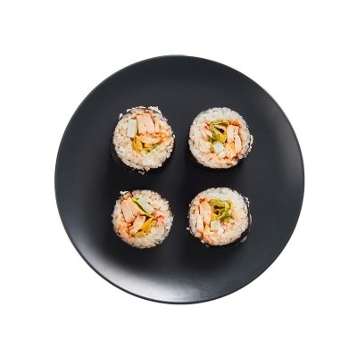 Кимпаб с кальмаром и птицей