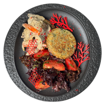 Печень куриная в картофельной шубе