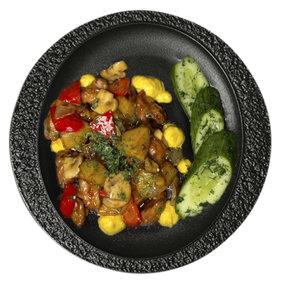 Жаровня с курицей