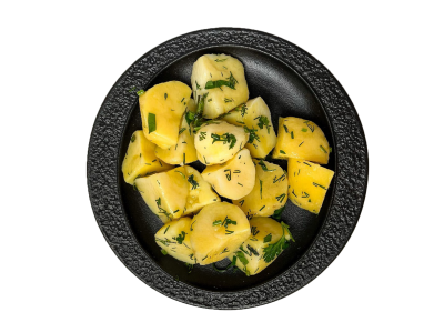 Отварной  домашний картофель