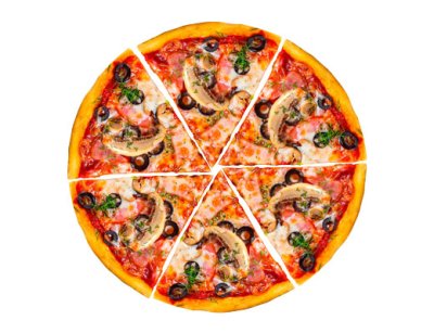 SMART Пицца с Ветчиной и Грибами (25 см)