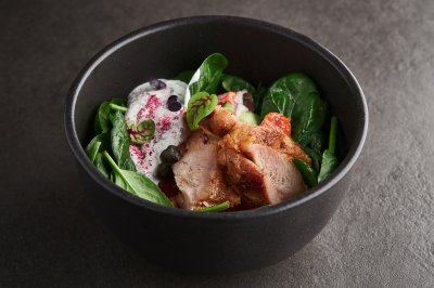 Салат с цыпленком