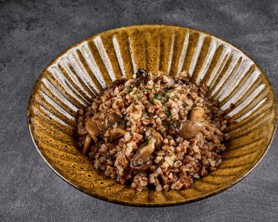 Гречка с грибами