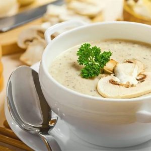 Крем суп грибной