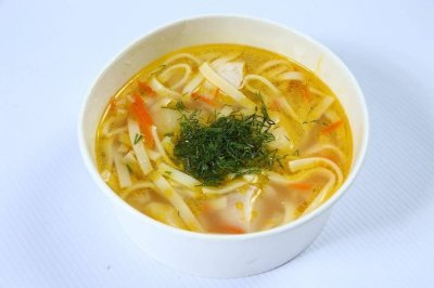 Суп-лапша домашняя с цыплёнком